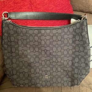 Coach Chelsea Hobo Black Signature